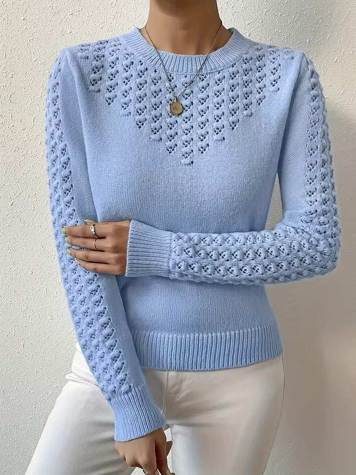 Shannen - Long Sleeve Knitted Sweater