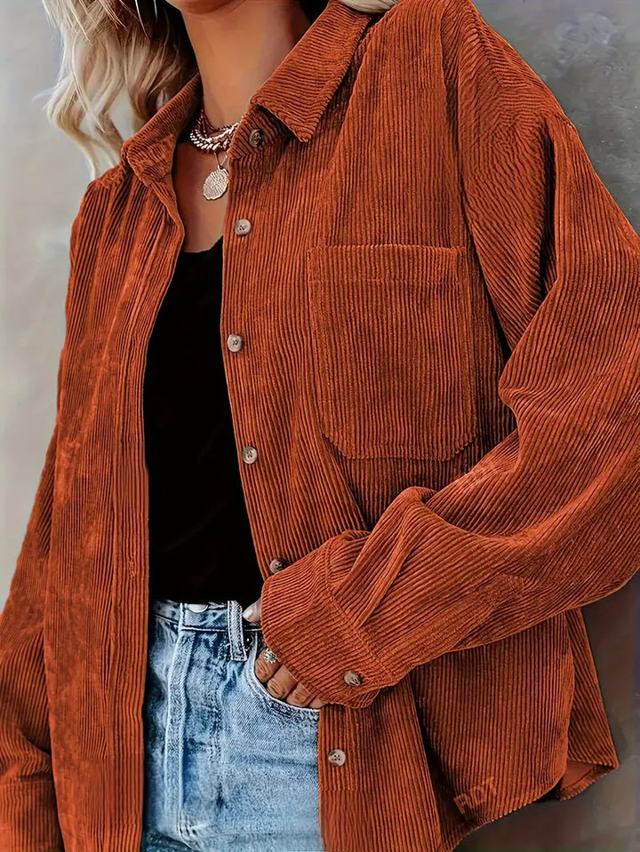 Irmela - Long Sleeve Button Shirt
