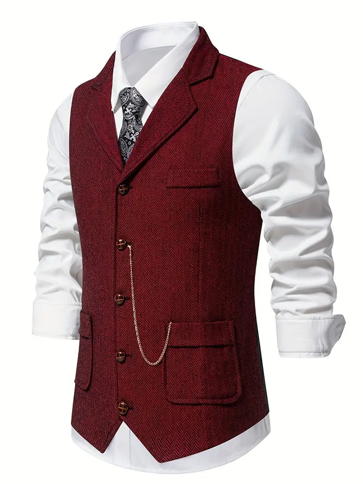 Ferry - Single Breasted Lapel Vest