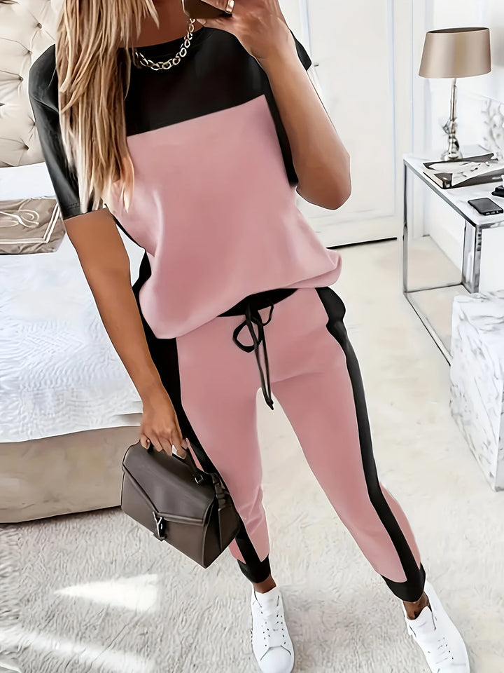 Gerdina - Short Sleeve Shirt Two Piece Set