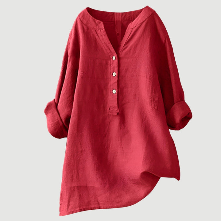 Johanne - Elegant Button-Up Blouse