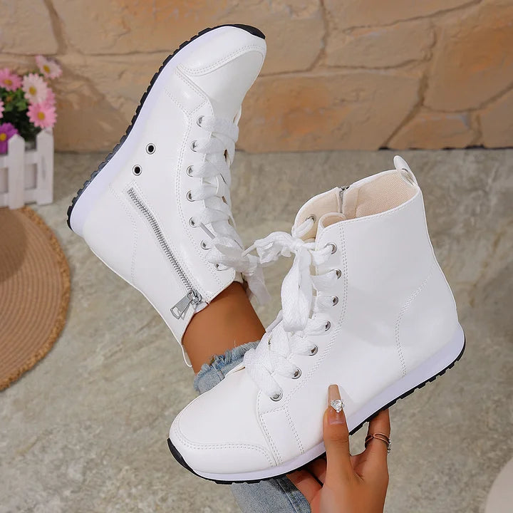 Theofani - Breathable Zipper Ankle Boot