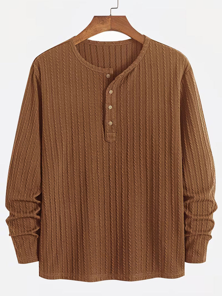 Severinas - Classic Long Sleeve Knitted Shirt