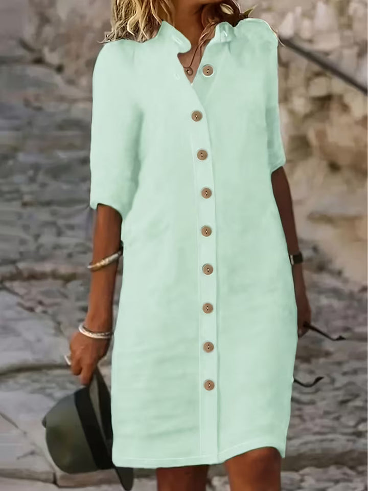 Keiniza - Short Sleeve Shirt Dress