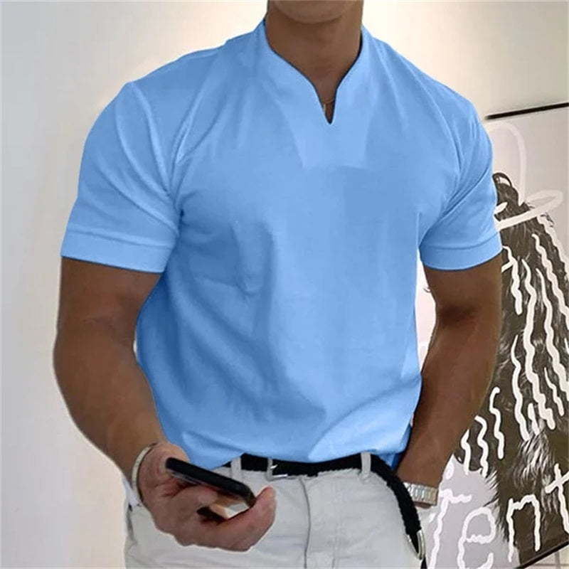 Neven - Short Sleeve T-Shirt V Neck