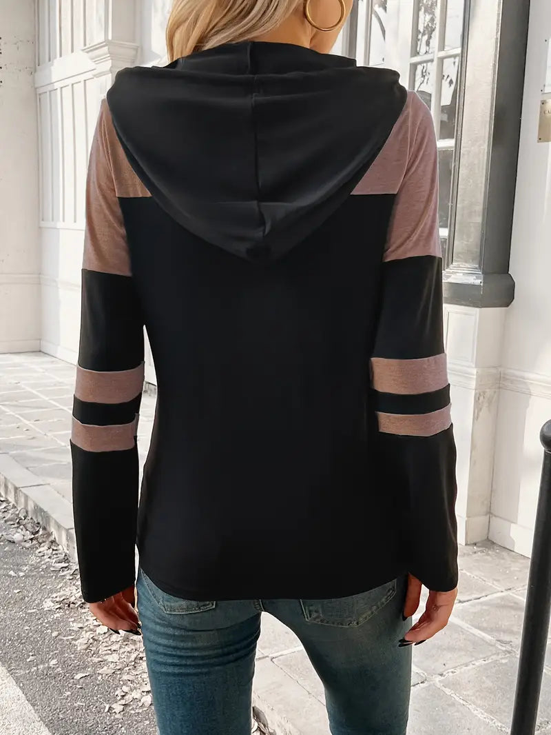 Tahliah - Casual Long Sleeve Hoodie