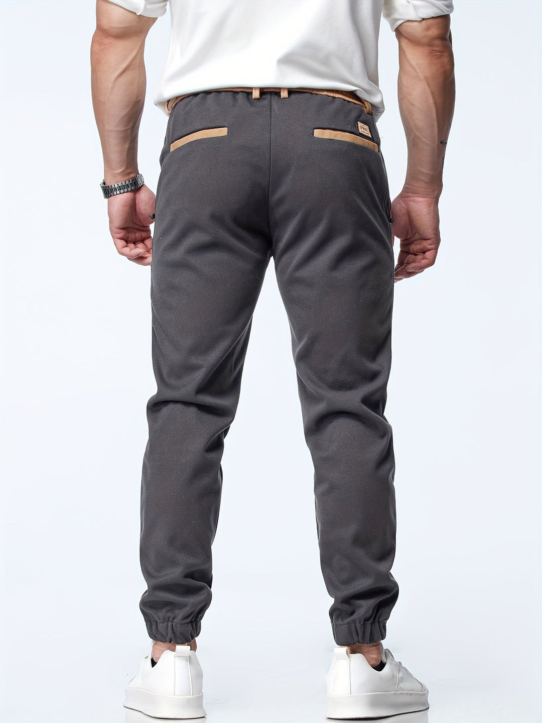 Timothy - Casual Ankle Pants With Elastic Waist