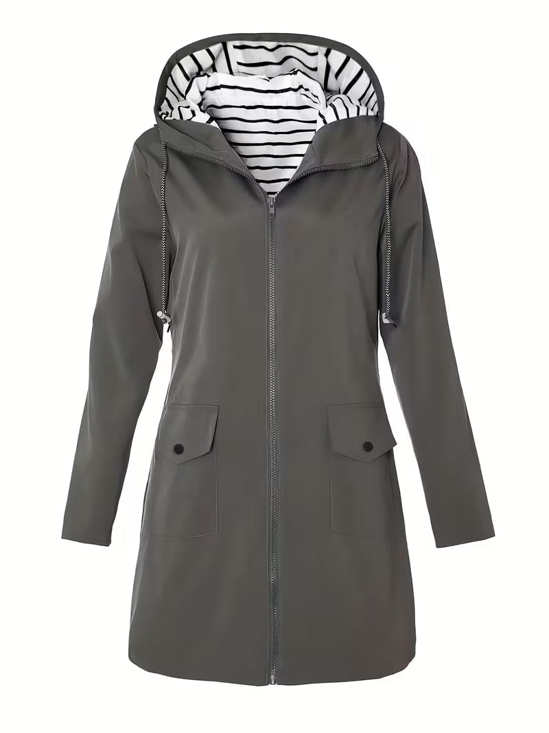 Ilianoula - Hooded Jacket With Pockets