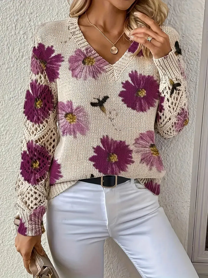 Tatyana - Stylish V-Neck Cardigan