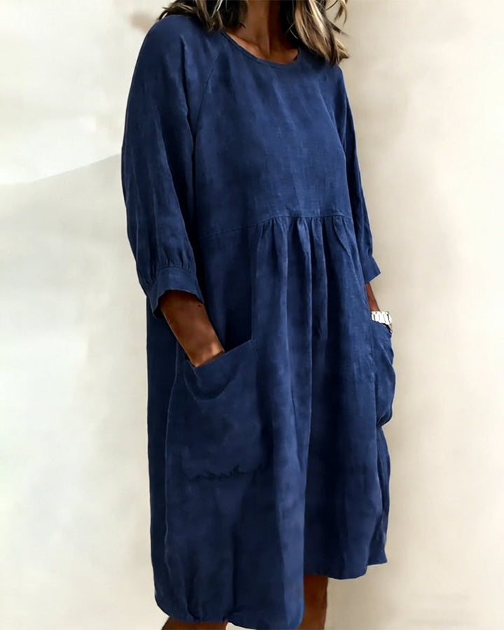 Maleesha - Stylish Dress With Wide Sleeve