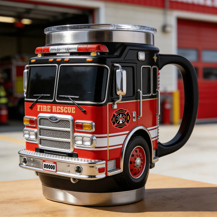 RescueBrew - Fire Rescue Truck Shaped Mug