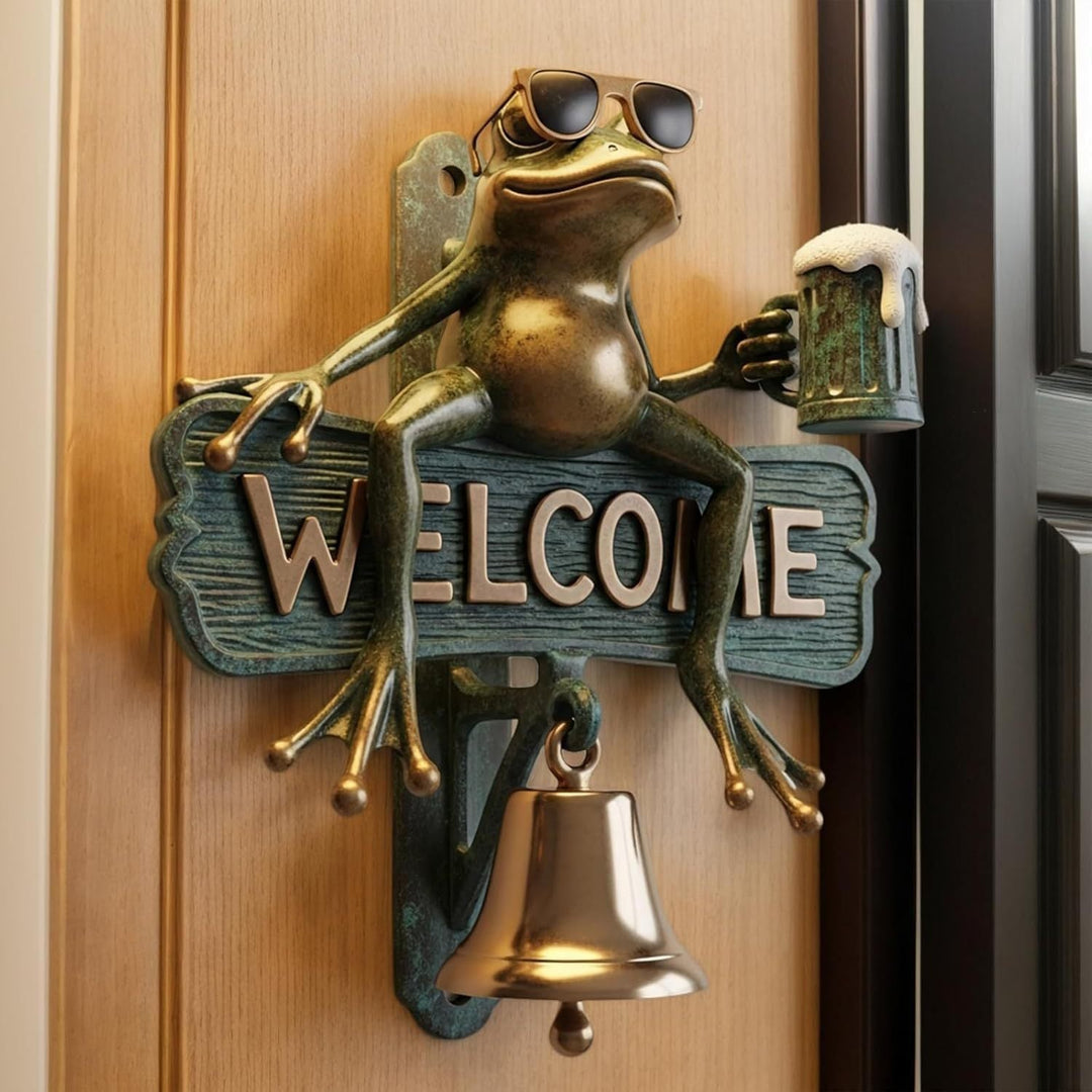 ToadTapper - Chilled Frog Welcome Door Bell