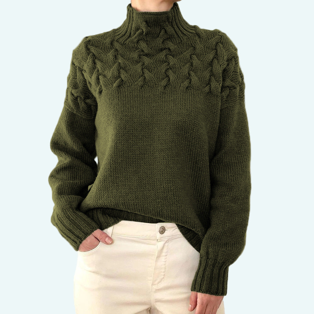 Farrah - Elegant Knitted Turtleneck Sweater