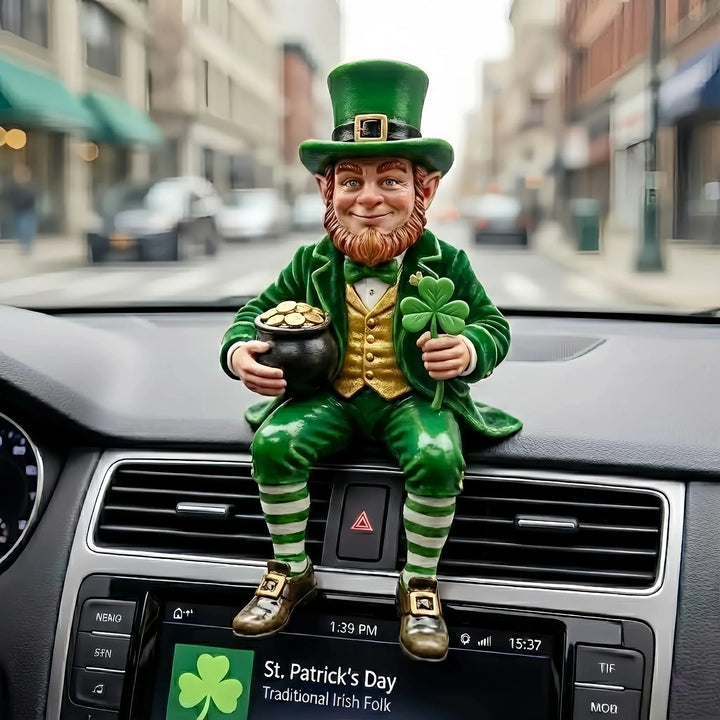 IrishFortune - St. Patrick’s Day Leprechaun Decorative Figurine