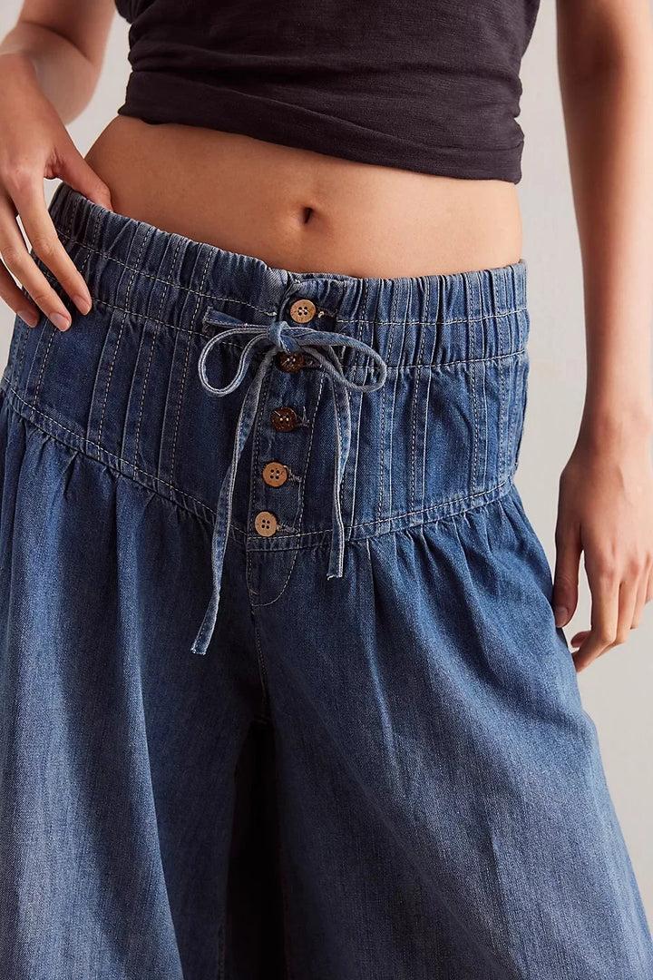 Karatza - Stylish Loose Wide Leg Jeans