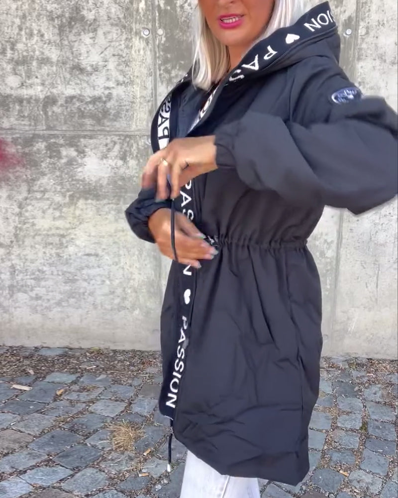 Valeella - Long Hooded Trench Coat