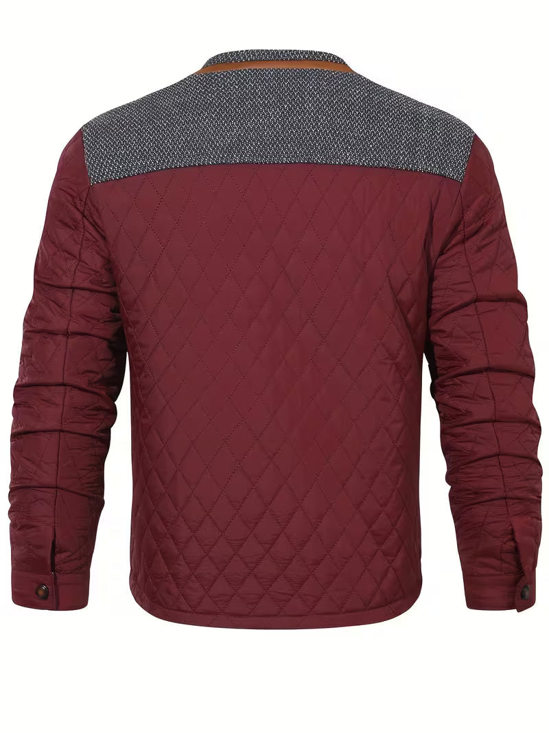 Raffin - Diamond Patchwork Puffer Jacket