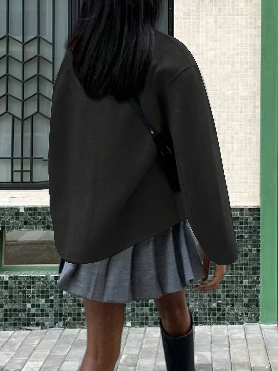 Deanne - Elegant Double Breasted Beige Coat