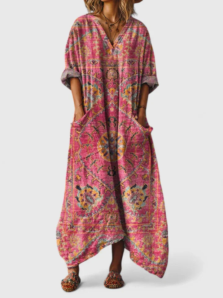 Ketzia - Elegant Long Dress with Pockets