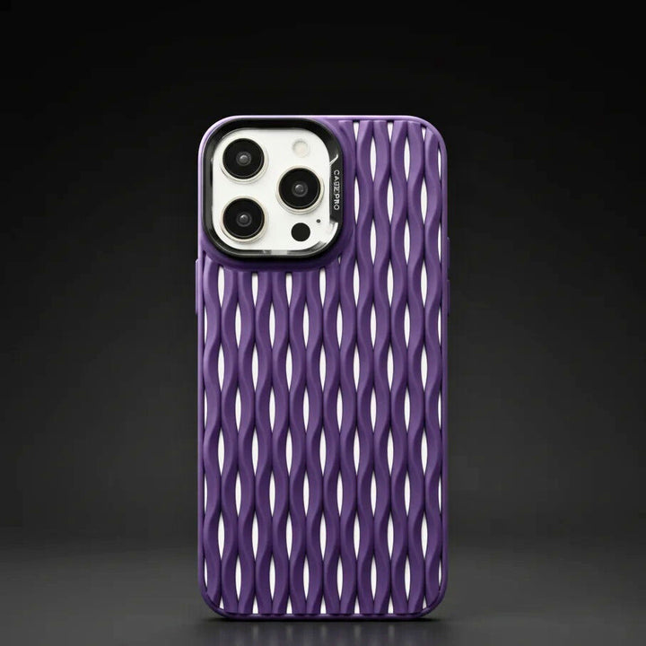 GripGrove - Breathable Mesh Woven Cooling iPhone Case