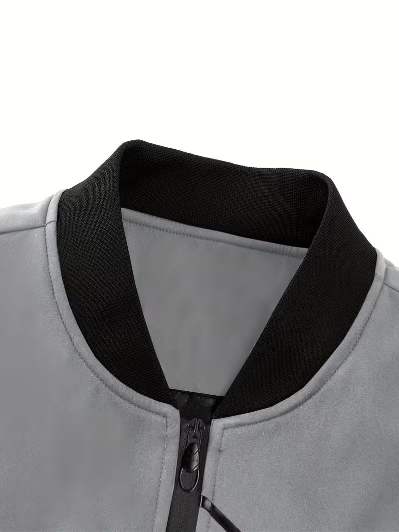 Baldis - Casual Bomber Jacket With Zipper