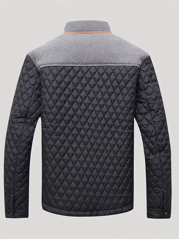Raffin - Diamond Patchwork Puffer Jacket