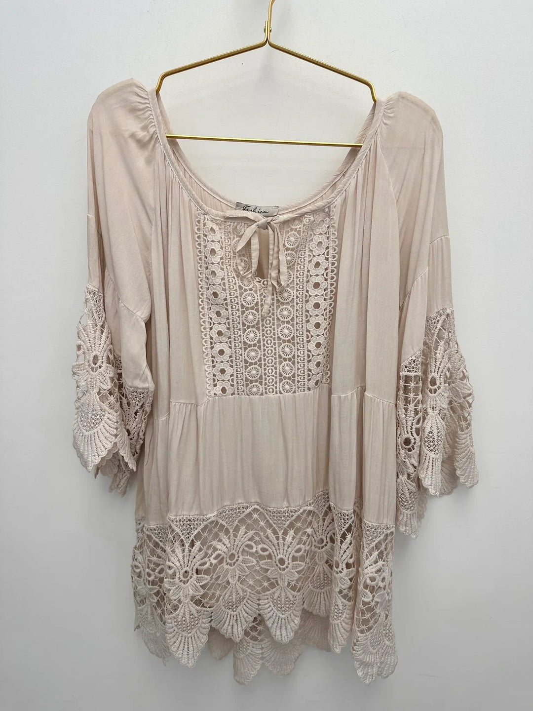 Lurdes - Stylish Shirt With Round Neck