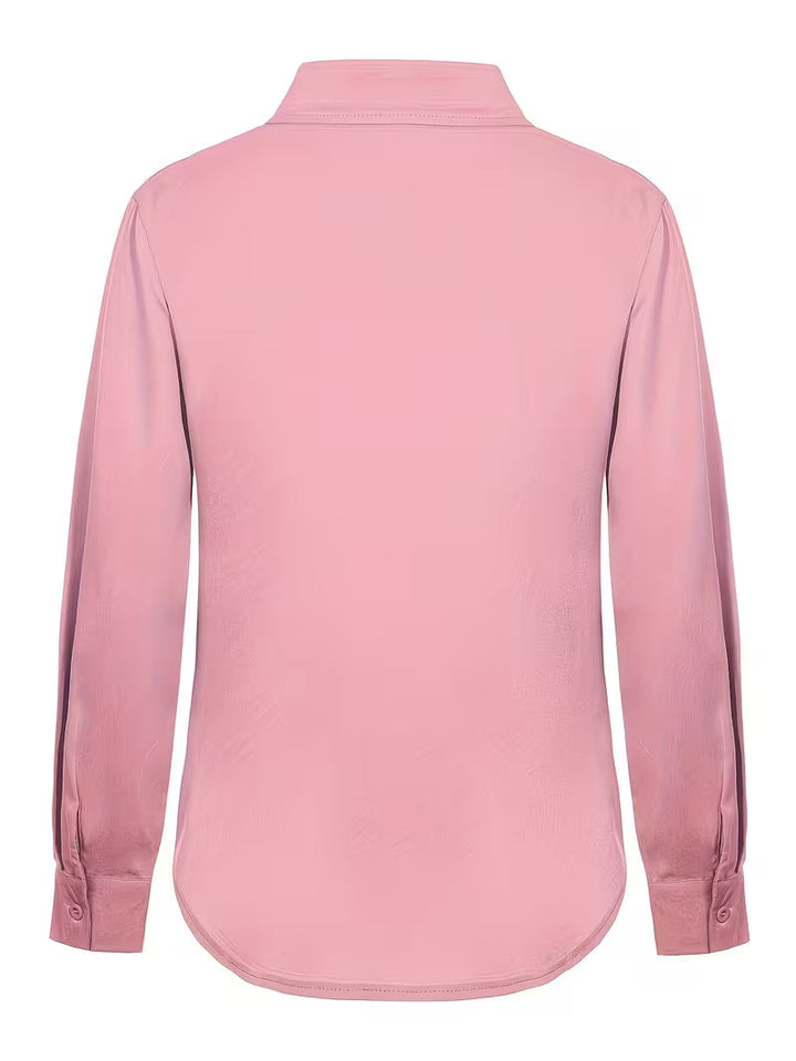 Jorunn - Embroidered Cut-Out Long Sleeve Blouse