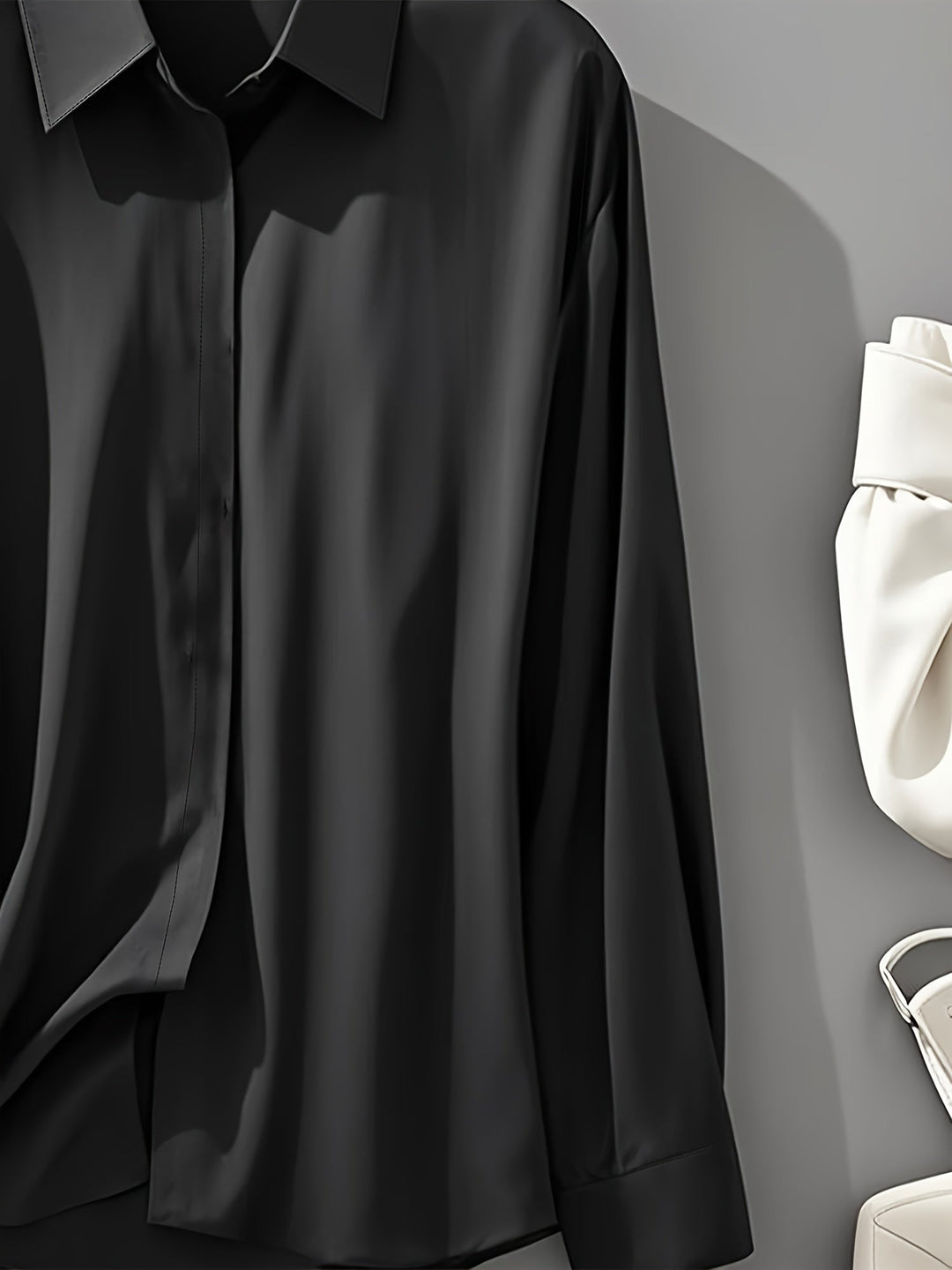 Elenochka - Stylish Long Sleeve Button Up Shirt