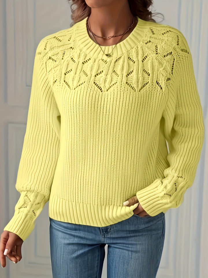 Nasia - Eelegant Long Sleeve Sweater