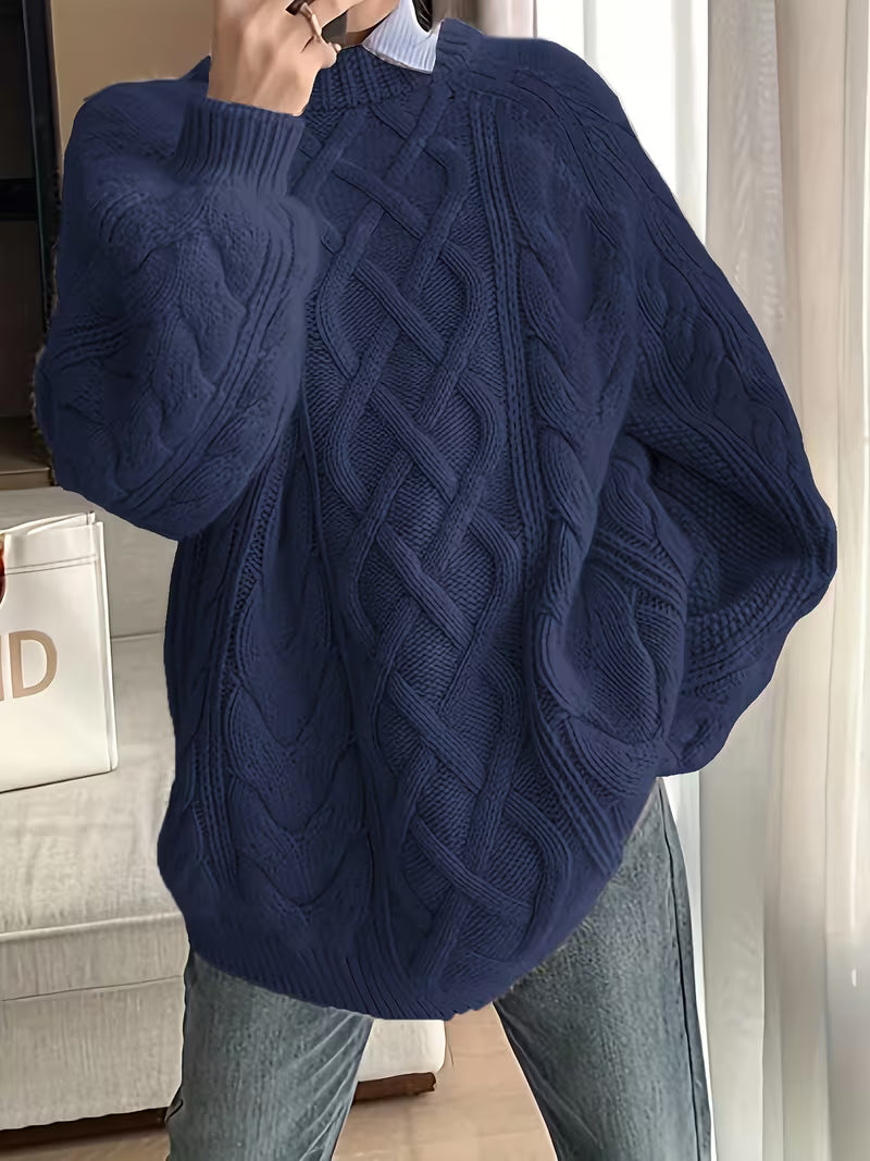 Elayra - Casual Loose Fitting Knitted Sweater
