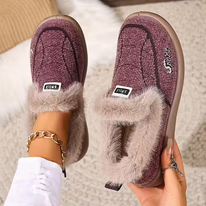 Nolani - Fashionable Faux Fur Winter Slippers