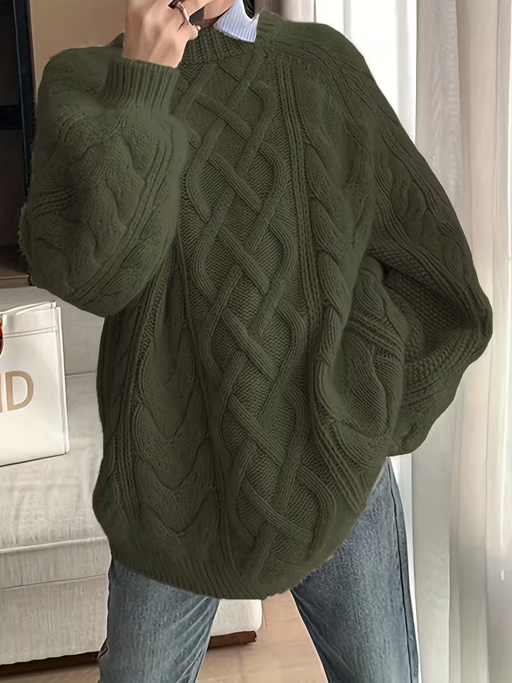 Elayra - Casual Loose Fitting Knitted Sweater
