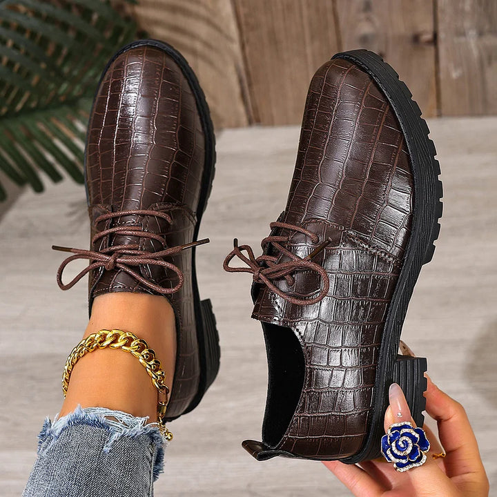 Niyra – Chunky Sole Lace-Up Derby Shoes