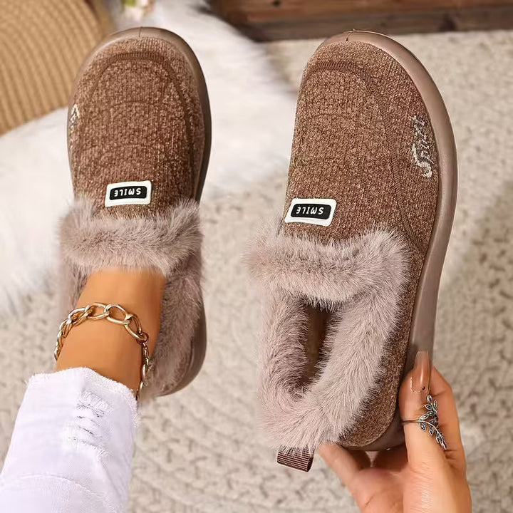 Nolani - Fashionable Faux Fur Winter Slippers