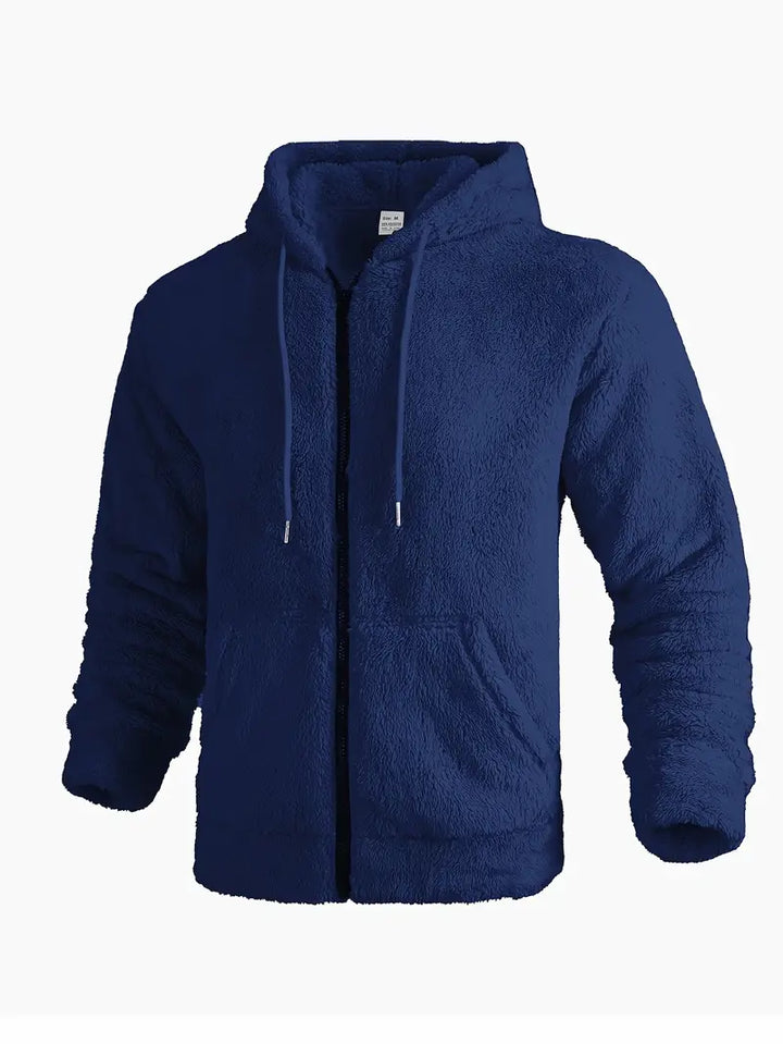 Ushakov - Casual Long Sleeve Hoodie With Zipper