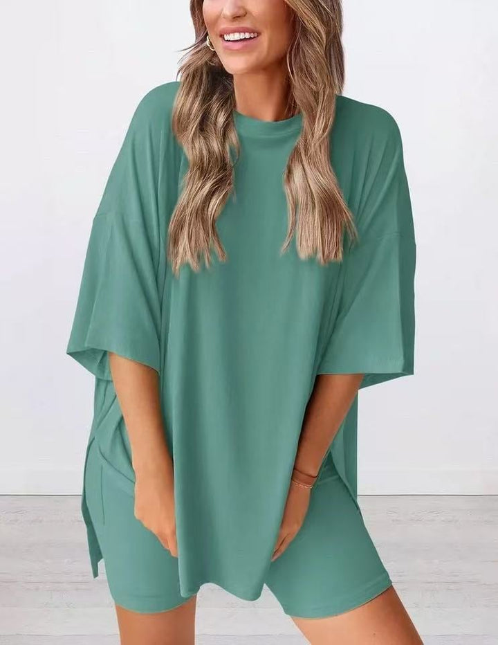 Rikke - Short Sleeve Two Piece Set