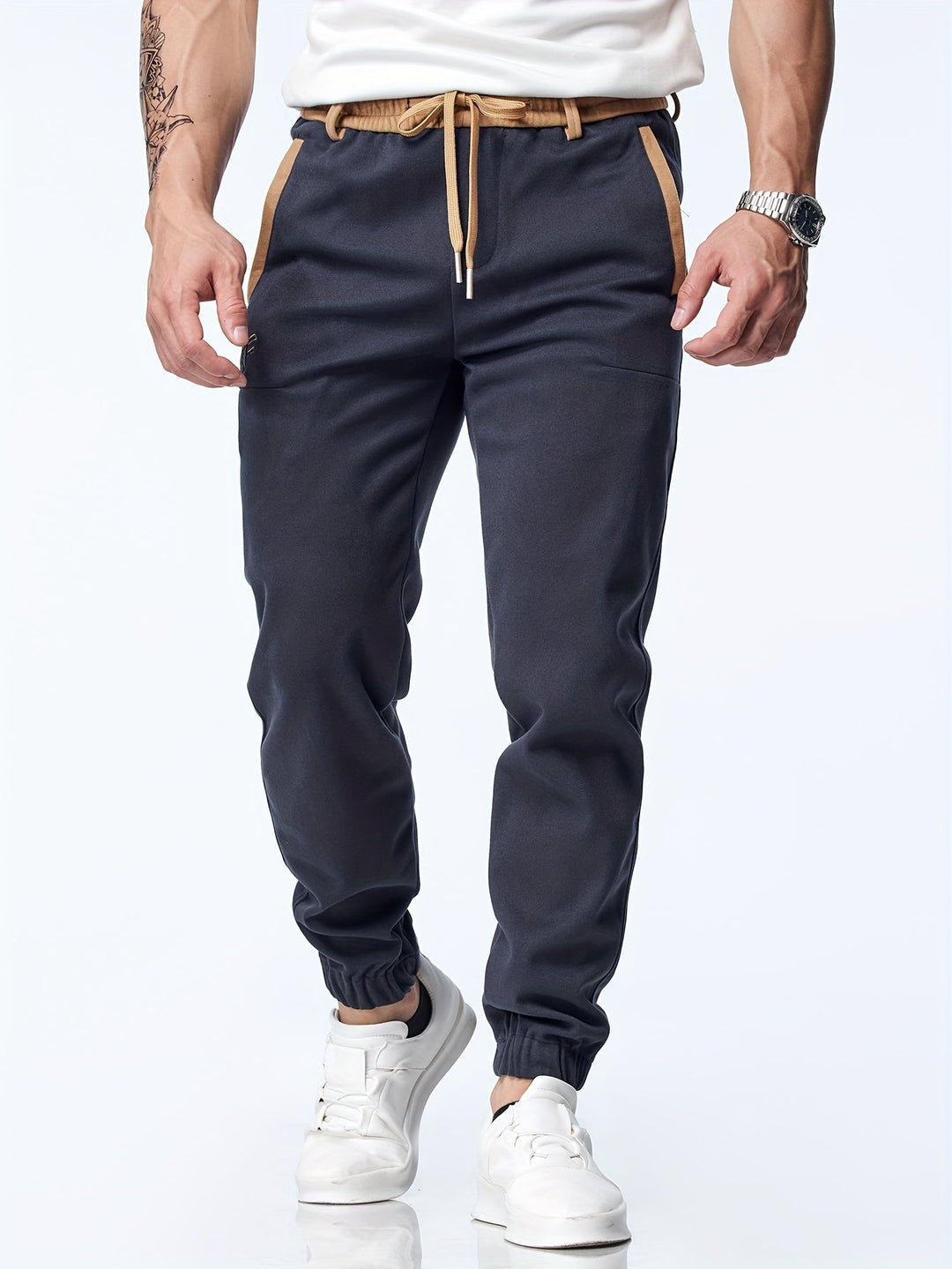 Timothy - Casual Ankle Pants With Elastic Waist