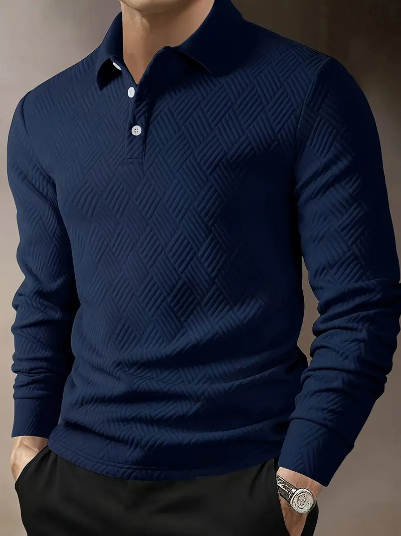 Kenric - Casual Button-Up Textured Shirt