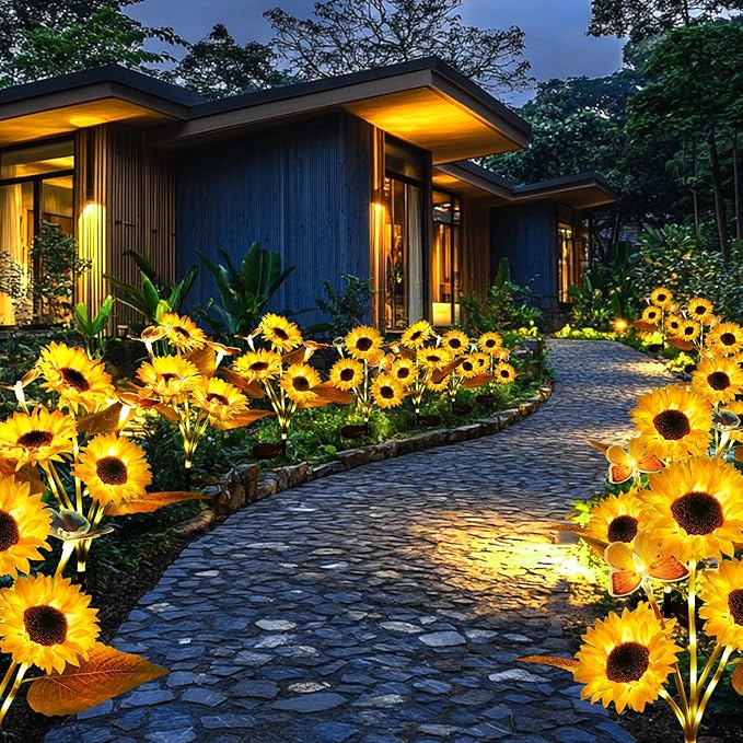 FloralGlow - Solar LED Sunflower Garden Lights