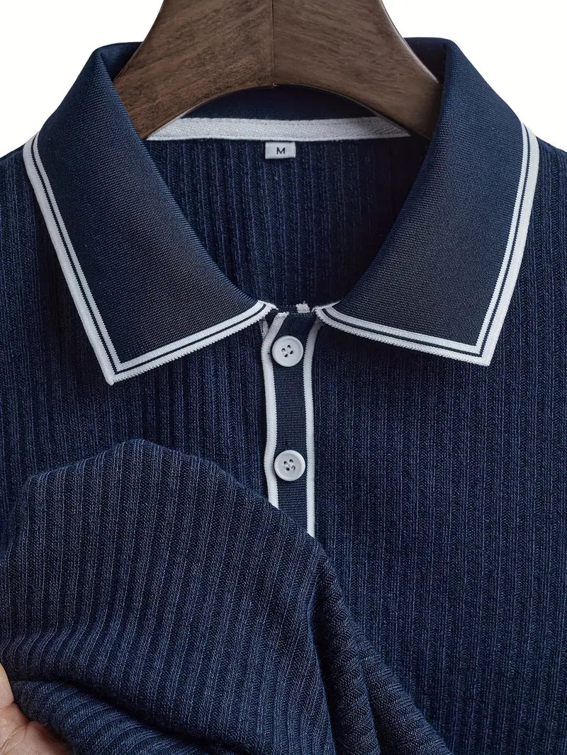 Orestis - Elegant Short Sleeve Polo Shirt
