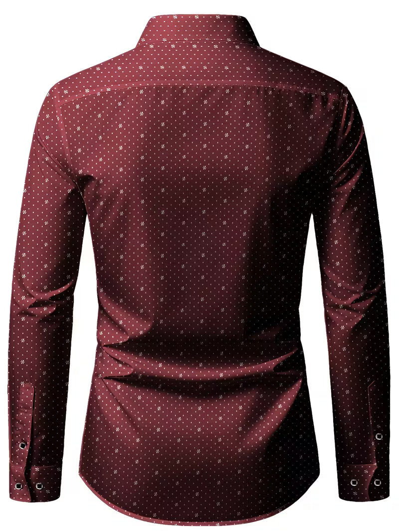 Spyros - Long Sleeve Shirt With Button Front