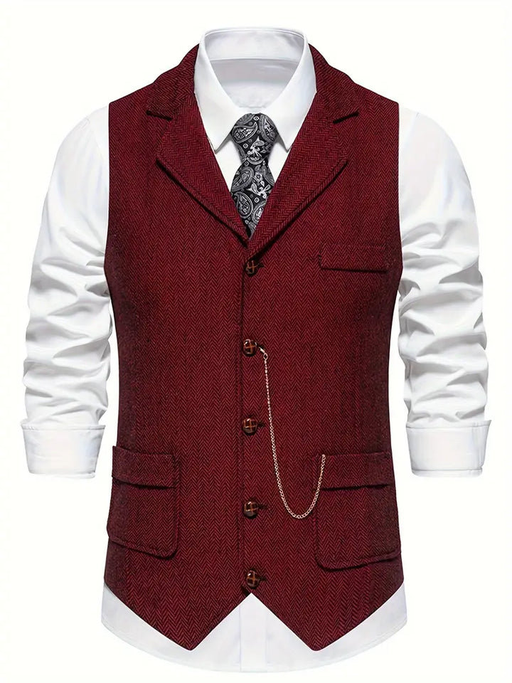 Ferry - Single Breasted Lapel Vest