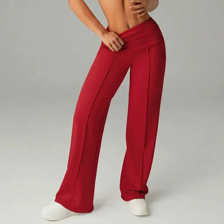 Xima - Straight Loose Leg Trousers