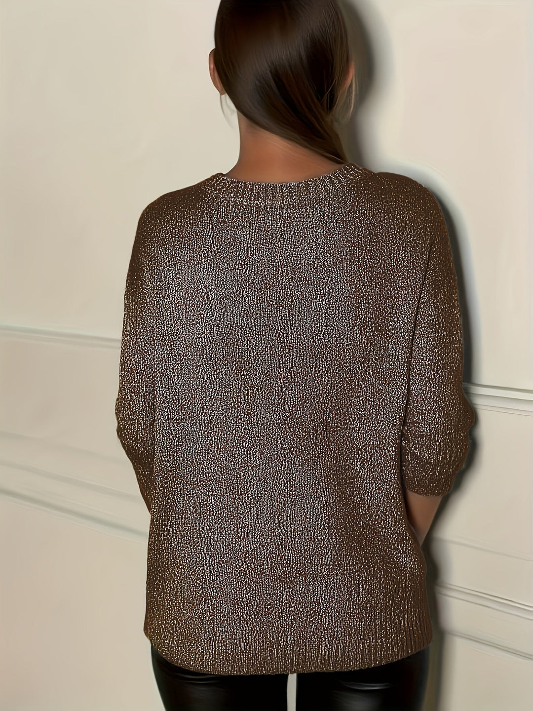 Healy - Knitted Sweater With V-Neck