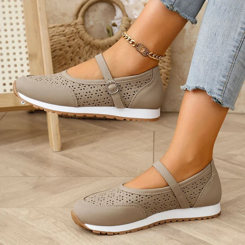 Jewell - Breathable Orthopedic Leather Shoes