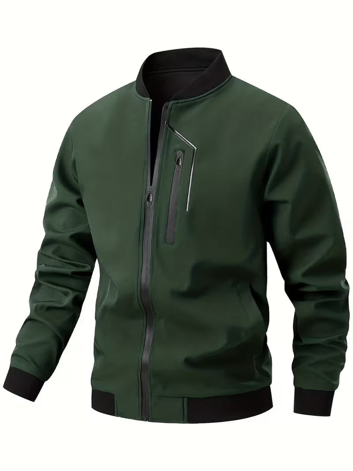 Baldis - Casual Bomber Jacket With Zipper