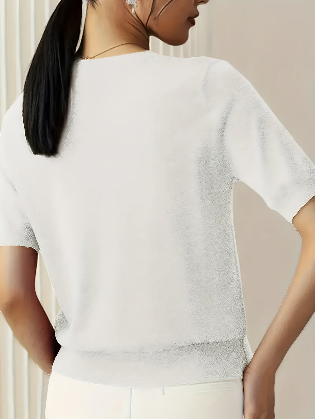 Jacquie - High Elasticity Casual T-Shirt