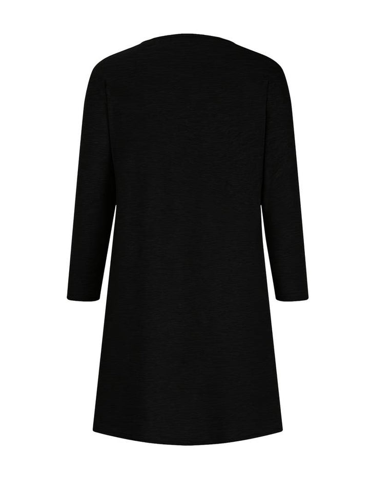 Alinor - Casual Plaid Patchwork Long Sleeve Dress