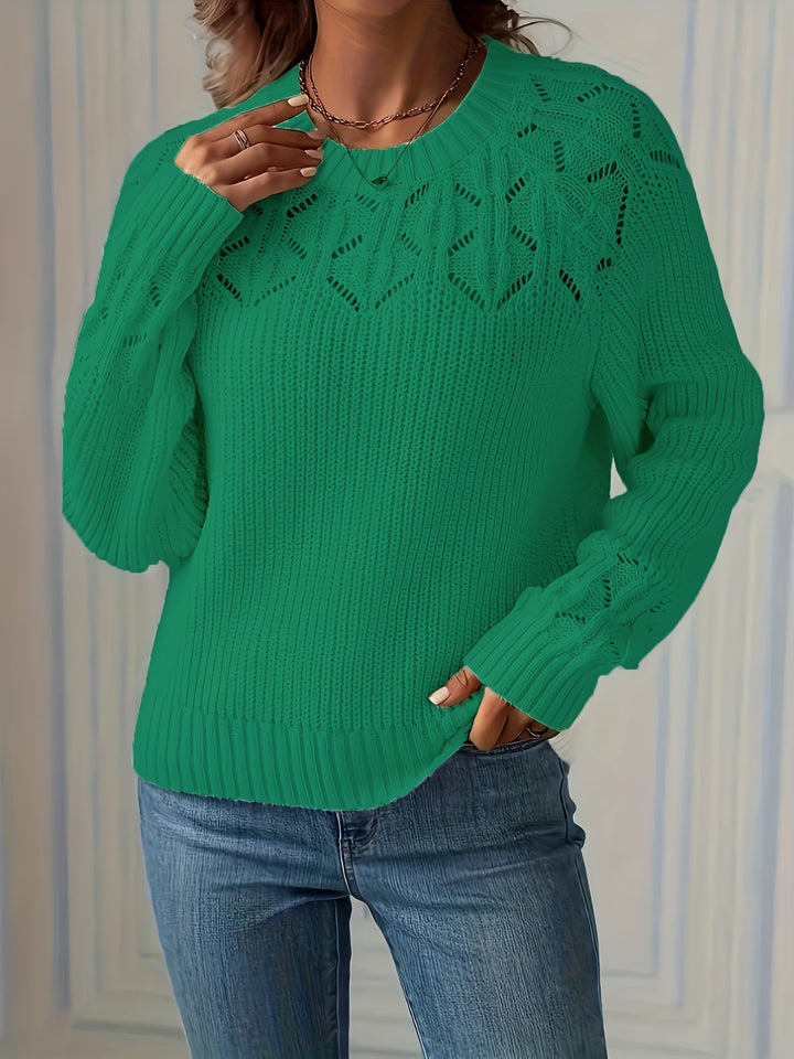 Nasia - Eelegant Long Sleeve Sweater